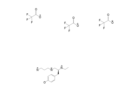 (4S)-PARA-HYDROXYBENZYL-9-AMINO-3,6-DIAZANONANE-TRIS-(TRIFLUOROACETATIC-ACID)-SALT
