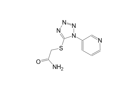 2-{[1-(3-pyridinyl)-1H-tetraazol-5-yl]sulfanyl}acetamide