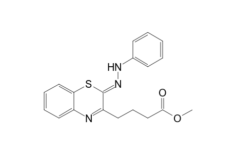 4-[(2Z)-2-(phenylhydrazinylidene)-1,4-benzothiazin-3-yl]butanoic acid methyl ester