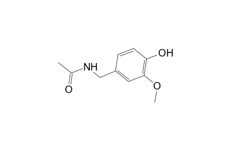 Acetamide, N-[(4-hydroxy-3-methoxyphenyl)methyl]-
