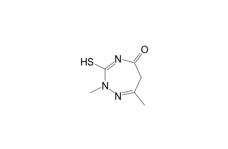 2,7-Dimethyl-3-thioxo-2,3,4,6-tetrahydro-5H-1,2,4-triazepin-5-one