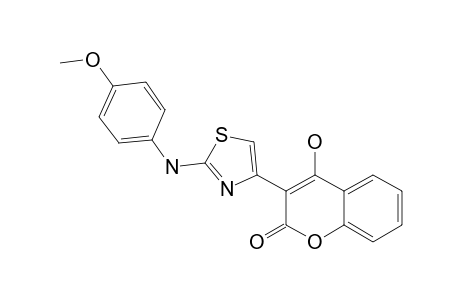 4-HYDROXY-3-[2-(4-METHOXYPHENYLAMINO)-THIAZOL-4-YL]-CHROMEN-2-ONE