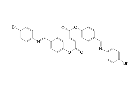 2-butenedioic acid, bis[4-[(E)-[(4-bromophenyl)imino]methyl]phenyl] ester, (2E)-