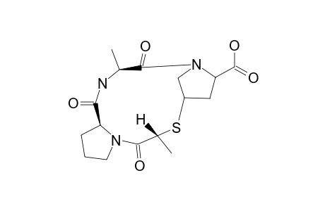 (1S,3R,9S,12R,15S)-3,12-DIMETHYL-4,10,13-TRIOXO-2-THIA-5,11,14-TRIAZATRICYCLO-[12.2.1.0(5,9)]-HEPTADECANE-15-CARBOXYLIC-ACID