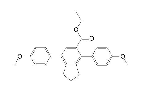 Ethyl 4,7-bis(4-methoxyphenyl)-2,3-dihydro-1H-indene-5-carboxylate