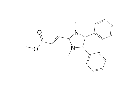 Methyl (4RS,5RS)-(E)-3-(1,3-Dimethyl-4,5-diphenylimidazoline-2-yl)propenoate