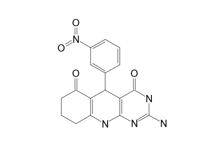 5-(3-NITROPHENYL)-5,6,7,8,9,10-HEXAHYDRO-2-AMINOPYRIMIDO-[4,5-B]-QUINOLINE-4,6-DIONE