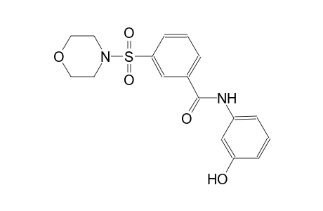 benzamide, N-(3-hydroxyphenyl)-3-(4-morpholinylsulfonyl)-