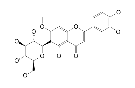 7-METHOXYLUTEOLIN-6-C-BETA-D-GLUCOPYRANOSIDE