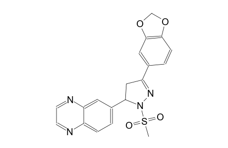 quinoxaline, 6-[3-(1,3-benzodioxol-5-yl)-4,5-dihydro-1-(methylsulfonyl)-1H-pyrazol-5-yl]-