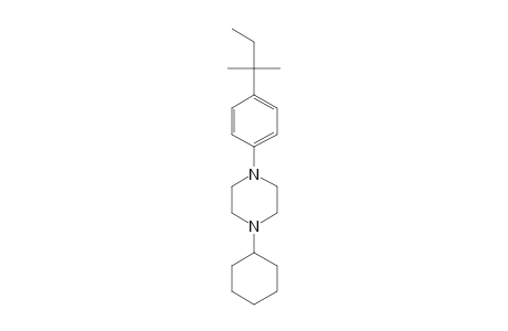 Piperazine, 1-cyclohexyl-4-[4-(1,1-dimethylpropyl)phenyl]-