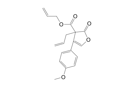 Allyl 3-allyl-4-(4-methoxyphenyl)-2-oxo-2,3-dihydrofuran-3-carboxylate