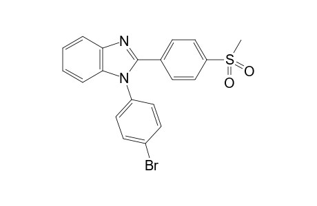 1-(4-bromophenyl)-2-(4-(methylsulfonyl)phenyl)-1H-benzo[d]imidazole