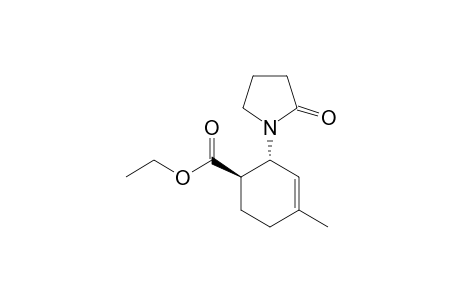 2-Cyclohexene-6-carboxylic acid, 3-methyl-1-(5-oxo-3,4-dihydro-2H-pyrrolyl)-, ethyl ester