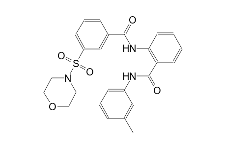 benzamide, N-(3-methylphenyl)-2-[[3-(4-morpholinylsulfonyl)benzoyl]amino]-