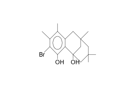 4-Bromo-6-methyl-5-nor-diisophora-2(7),3,5-triene-1,3-diol