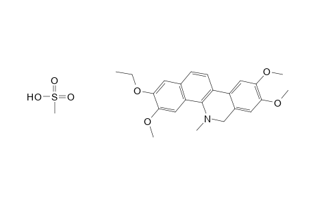 2-Ethoxy-3,8,9-trimethoxy-5-methylbenzo[c]phenanthridine - methanesulfonate