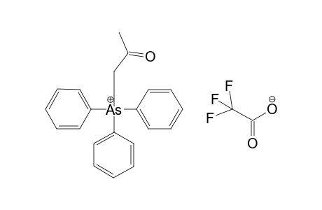 Acetonyltriphenylarsonium trifluoacetate