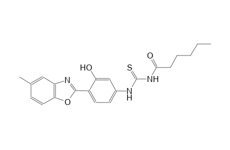 N-hexanoyl-N'-[3-hydroxy-4-(5-methyl-1,3-benzoxazol-2-yl)phenyl]thiourea