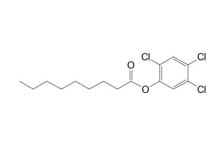 Nonanoic acid, 2,4,5-trichlorophenyl ester