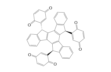 2.alpha.,5.alpha.,15.beta.-tris(2',4'-Dioxo-2',5'-yclohexadien-2'-yl)-10,15-dihydro-5H-diindeno[1,2-a : 1',2'-c]fluorene