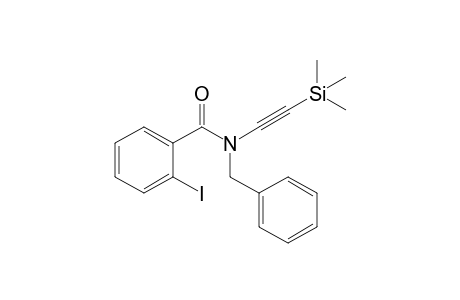 N-Benzyl-2-iodo-N-trimethylsilylethynylbenzamide