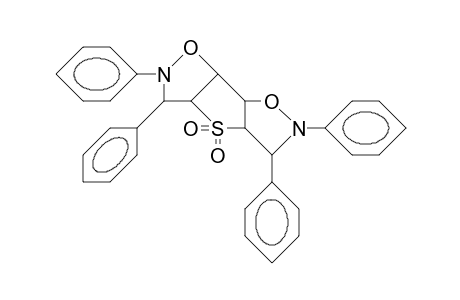 3a,4a,7a,7b-Tetrahydro-2,3,5,6-tetraphenyl-thieno(2,3-D:5,4-D')diisoxazolidine 4,4-dioxide