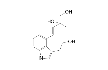 (E)-4-[3-(2-hydroxyethyl)-1H-indol-4-yl]-2-methylbut-3-ene-1,2-diol