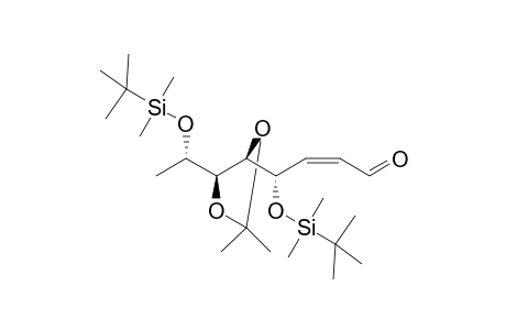 (Z,4S)-4-[tert-butyl(dimethyl)silyl]oxy-4-[(4R,5R)-5-[(1S)-1-[tert-butyl(dimethyl)silyl]oxyethyl]-2,2-dimethyl-1,3-dioxolan-4-yl]-2-butenal