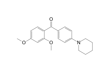 (2,4-Dimethoxyphenyl)[4-(piperidin-1-yl)phenyl]methanone