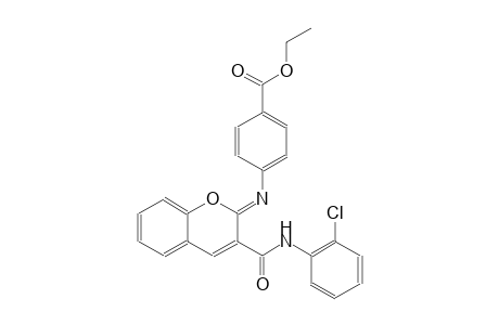 ethyl 4-({(2Z)-3-[(2-chloroanilino)carbonyl]-2H-chromen-2-ylidene}amino)benzoate