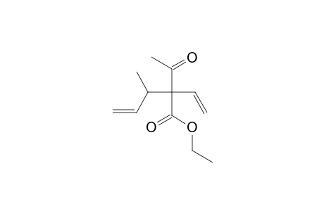 4-Pentenoic acid, 2-acetyl-2-ethenyl-3-methyl-, ethyl ester