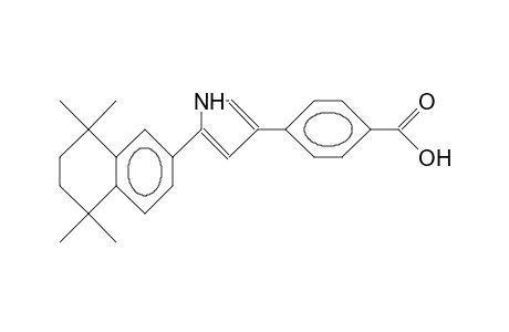 Benzoic acid, 4-[5-(5,6,7,8-tetrahydro-5,5,8,8-tetramethyl-2-naphthalenyl)-1H-pyrrol-3-yl]-