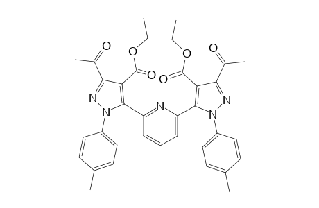 2,6-Bis(4-(ethoxycarbonyl)-3-acetyl-1-(4-methylphenyl)-1H-pyrazol-5-yl)pyridine