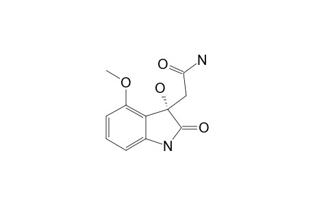 (+)-(S)-2-(3-HYDROXY-4-METHOXY-2-OXOINDOLIN-3-YL)-ACETAMIDE