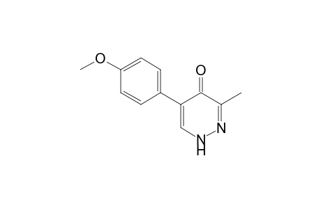 3-Methyl-5-(4-methoxyphenyl)-4(1H)-pyridazinone