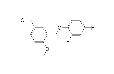 3-[(2,4-difluorophenoxy)methyl]-4-methoxybenzaldehyde