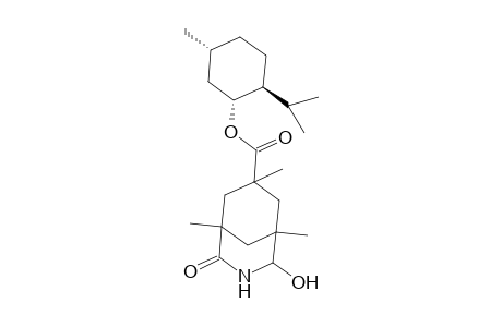 (-)-Menthyl 1,5,7-trimethyl-4-hydroxy-2-oxo-3-azabicyclo[3.3.1]nonan-7-carboxylate