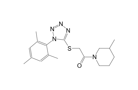 1-{[(1-mesityl-1H-tetraazol-5-yl)sulfanyl]acetyl}-3-methylpiperidine