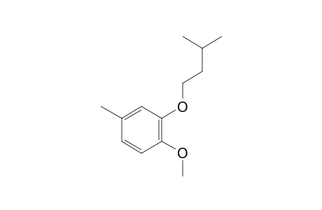 2-Methoxy-5-methylphenol, 3-methylbutyl ether