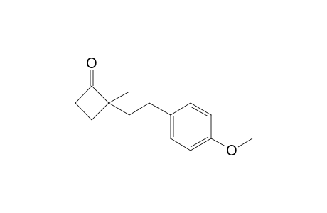 2-(4-Methoxyphenethyl)-2-methylcyclobutanone