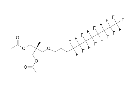 acetic acid [2-(acetoxymethyl)-3-(4,4,5,5,6,6,7,7,8,8,9,9,10,10,11,11,11-heptadecafluoroundecoxy)-2-methyl-propyl] ester