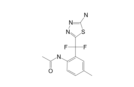 N-[2-[(5-AMINO-1,3,4-THIADIAZOL-2-YL)-DIFLUOROMETHYL]-4-METHYLPHENYL]-ACETAMIDE