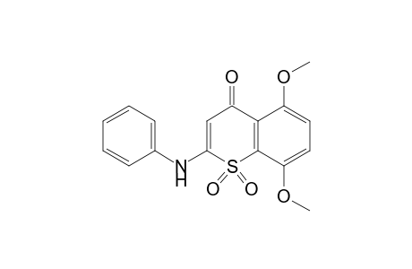 2-Anilino-1,1-diketo-5,8-dimethoxy-thiochromen-4-one