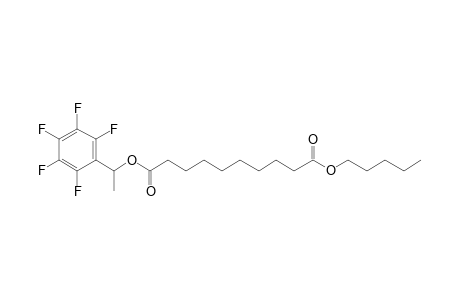 Sebacic acid, 1-(pentafluorophenyl)ethyl pentyl ester