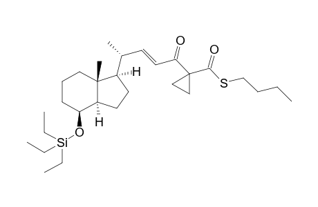 (20R,22E)-Des-A,B-25-carbobutylsulfanyl-24-oxo-8.beta.-[(triethylsilyl)oxy]-26,27-cyclo-22-dehydrocholestane