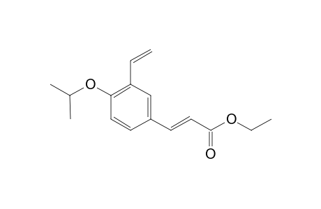 (E)-3-(4-Isopropyloxy-3-vinylphenyl)ethyl acrylate