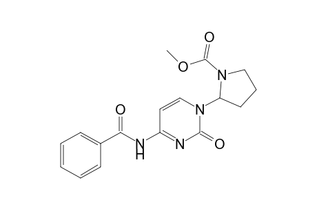 4-N-Benzoyl-1-[N-(methoxycarbonyl)-2-pyrrolidinyl]cytosine