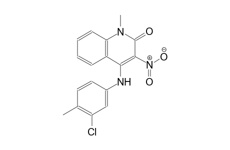 4-(3-chloro-4-methylanilino)-1-methyl-3-nitro-2(1H)-quinolinone