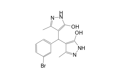 4-[(3-bromophenyl)(5-hydroxy-3-methyl-1H-pyrazol-4-yl)methyl]-3-methyl-1H-pyrazol-5-ol